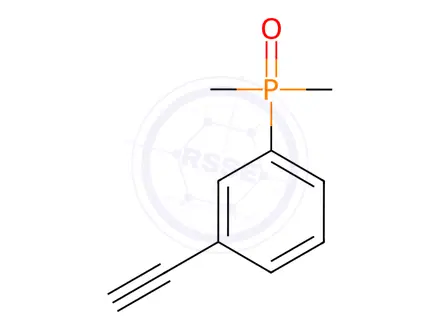 Chemical structure of (3-Ethynylphenyl)dimethylphosphine oxide