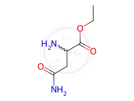 Chemical structure of ETHYL 2,4-DIAMINO-4-OXOBUTANOATE DIHYDROCHLORIDE