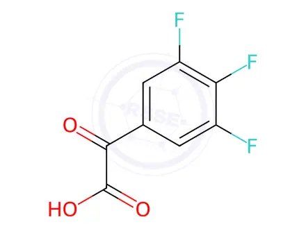 Chemical structure of 2-Oxo-2-(3,4,5-trifluorophenyl)acetic acid