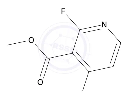 Chemical structure of Methyl 4-bromo-2-fluoronicotinate
