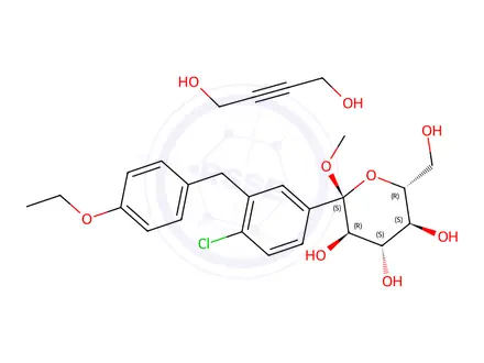 Chemical structure of Dapagliflozin Impurity 9