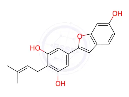Chemical structure of Moracin C