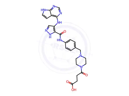 Chemical structure of FN-1501-propionic acid