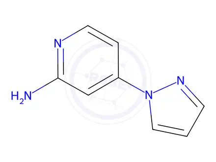 Chemical structure of 4-(1h-Pyrazol-1-yl)pyridin-2-amine
