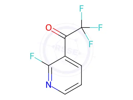Chemical structure of 2,2,2-Trifluoro-1-(2-fluoropyridin-3-yl)ethan-1-one