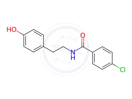 Chemical structure of Bezafibrate EP Impurity A