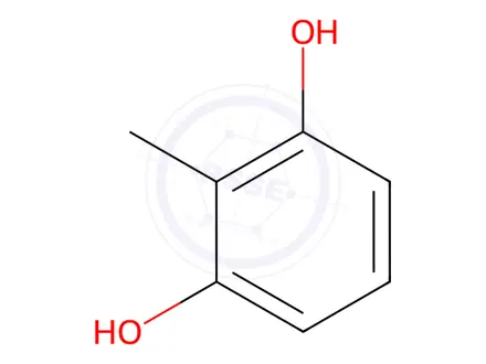 Chemical structure of 2-Methylresorcinol