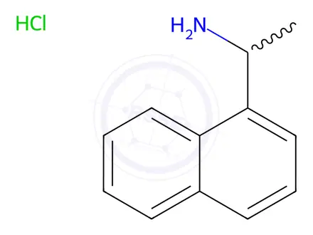 Chemical structure of 1-(1-Naphthyl)ethanamine hydrochloride