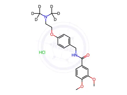 Chemical structure of Itopride D6 Hydrochloride-AR Grade