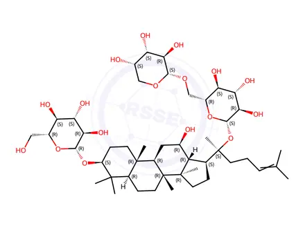 Chemical structure of Ginsenoside Rd2