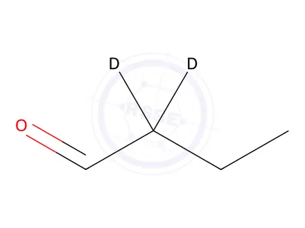 Chemical structure of n-Butyraldehyde-2,2-d2
