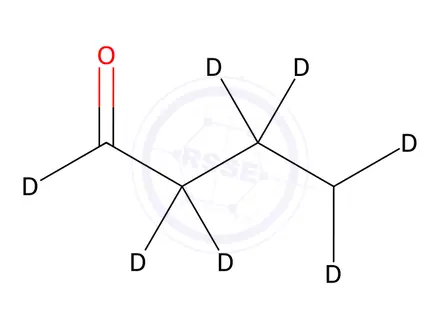 Chemical structure of N-Butyraldehyde-2,2,3,3,4,4,4-d7