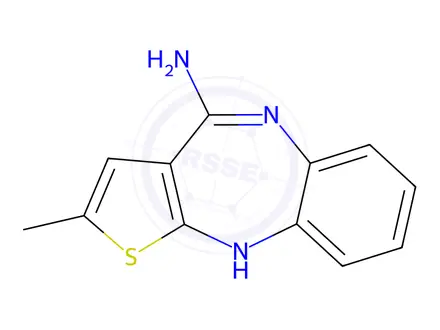Chemical structure of Olanzapine Impurity L