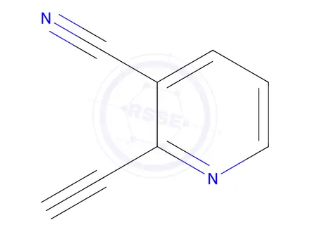 Chemical structure of 2-Ethynylnicotinonitrile
