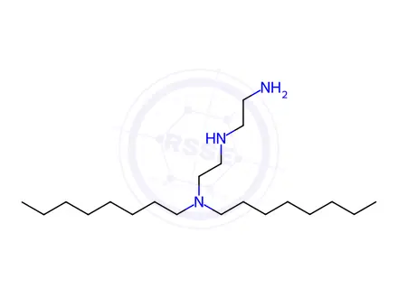 Chemical structure of N'-(2-aminoethyl)-N,N-dioctylethylenediamine
