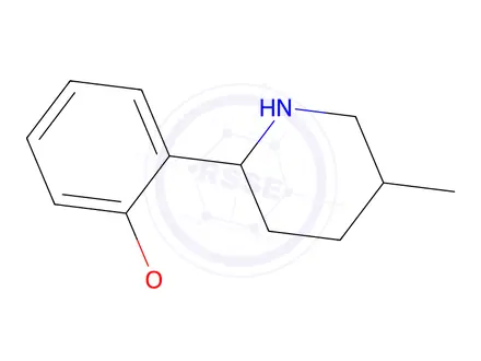 Chemical structure of 2-(2-methoxyphenyl)-5-methylpiperidine
