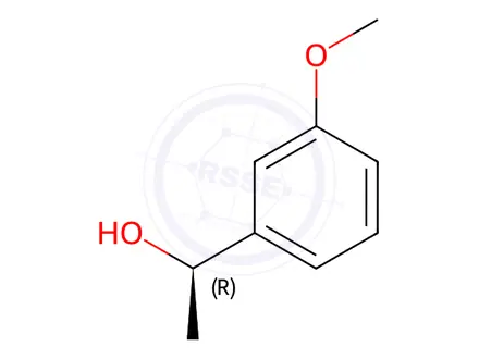 Chemical structure of (1R)-1-(3-Methoxyphenyl)ethanol