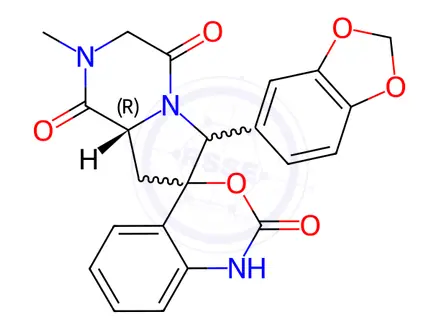 Chemical structure of Tadalafil EP Impurity F
