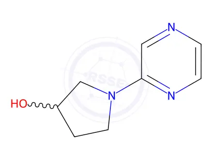 Chemical structure of 1-(Pyrazin-2-yl)pyrrolidin-3-ol
