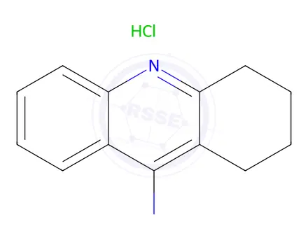 Chemical structure of Tacrine hydrochloride