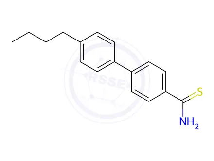 Chemical structure of 4'-Butyl-[1,1'-biphenyl]-4-carbothioamide