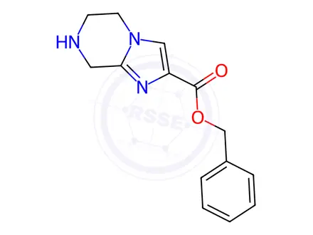 Chemical structure of benzyl 5H,6H,7H,8H-imidazo[1,2-a]pyrazine-2-carboxylate dihydrochloride