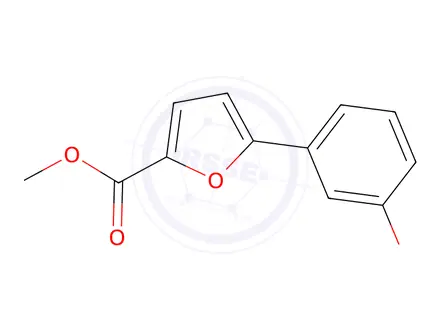 Chemical structure of Methyl 5-(3-hydroxyphenyl)furan-2-carboxylate