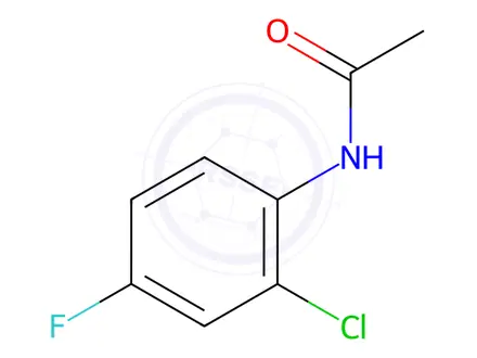 Chemical structure of N-(2-Chloro-4-fluorophenyl)acetamide