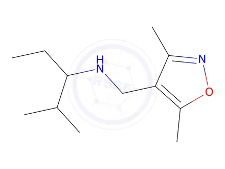 Chemical structure of n-((3,5-Dimethylisoxazol-4-yl)methyl)-2-methylpentan-3-amine