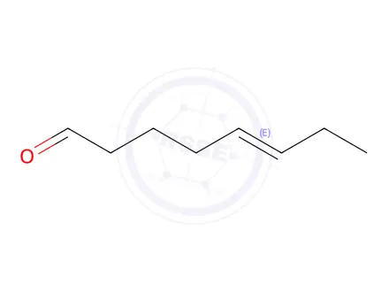 Chemical structure of 41547-29-9 57X58IF79Z 5-Octenal, (5E)- UNII-57X58IF79Z 5-Octenal, (E)- trans-5-Octenal