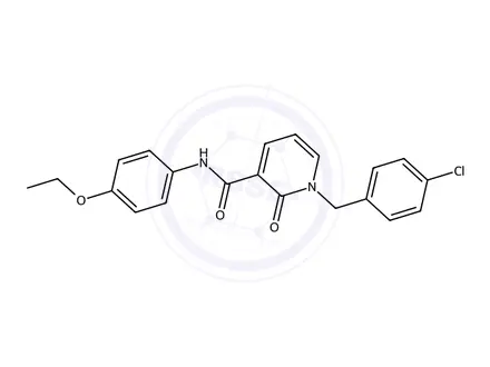 Chemical structure of 1-(4-Chlorobenzyl)-N-(4-ethoxyphenyl)-2-oxo-1,2-dihydropyridine-3-carboxamide