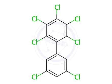Chemical structure of 2,3,3',4,5,5',6-Heptachlorobiphenyl