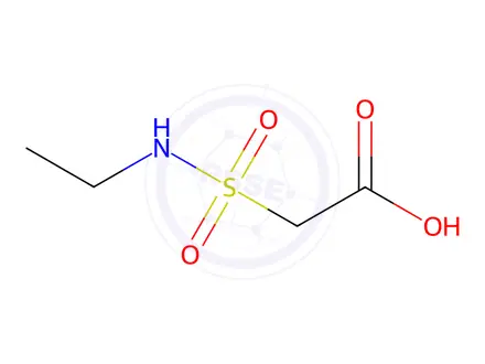 Chemical structure of 2-(Ethylsulfamoyl)acetic acid