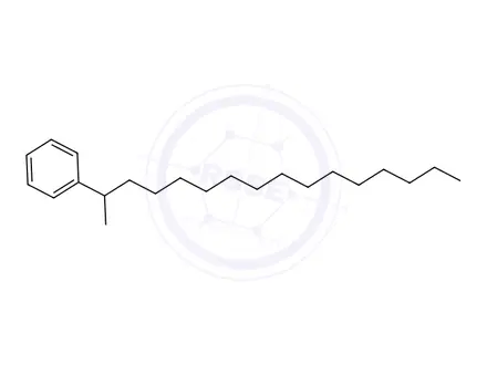 Chemical structure of 2-Phenylhexadecane
