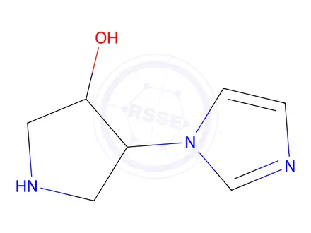 Chemical structure of 4-(1h-imidazol-1-yl)pyrrolidin-3-ol