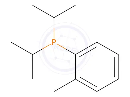 Chemical structure of o-tolyldiisopropylphosphine