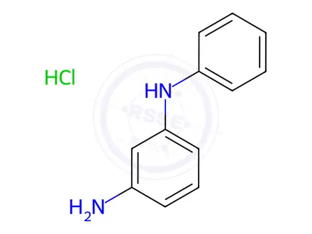 Chemical structure of N1-Phenylbenzene-1,3-diamine Hydrochloride