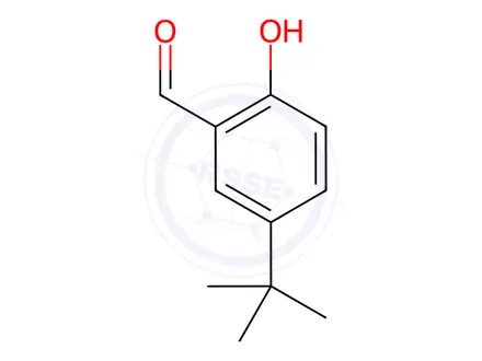 Chemical structure of 5-tert-Butyl-2-hydroxybenzaldehyde