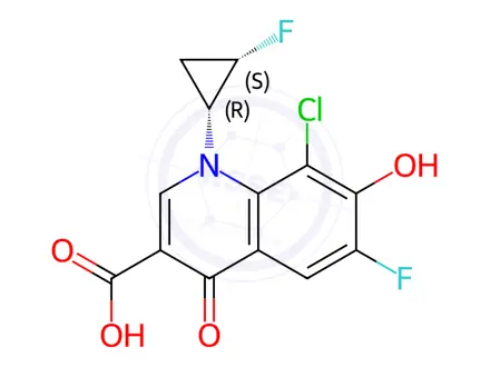 Chemical structure of Sitafloxacin Impurity 217