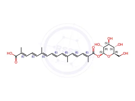 Chemical structure of Crocin E