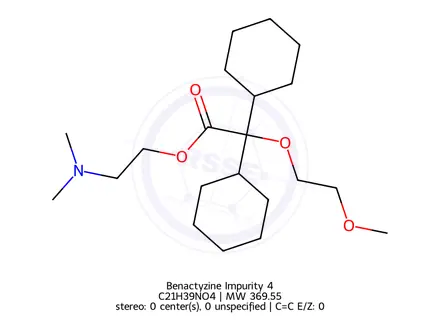 Chemical structure of Benactyzine Impurity 4