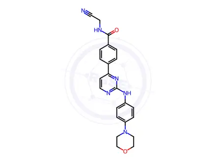 Chemical structure of Momelotinib