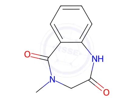 Chemical structure of 4-Methyl-3,4-Dihydro-1H-Benzo[E][1,4]Diazepine-2,5-Dio