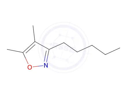 Chemical structure of 4,5-Dimethyl-3-pentylisoxazole