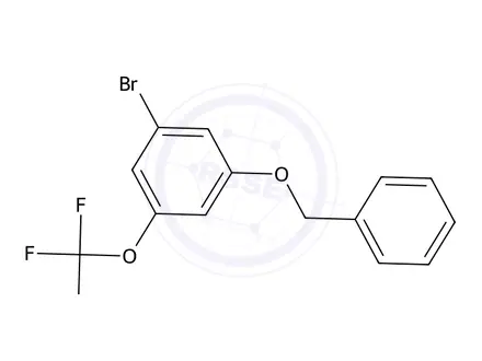 Chemical structure of 1-(Benzyloxy)-3-bromo-5-(trifluoromethoxy)benzene