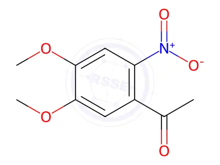 Chemical structure of 2'-Nitro-4',5'-dimethoxyacetophenone
