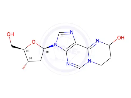 Chemical structure of 1,N(6)-propanodeoxyadenosine