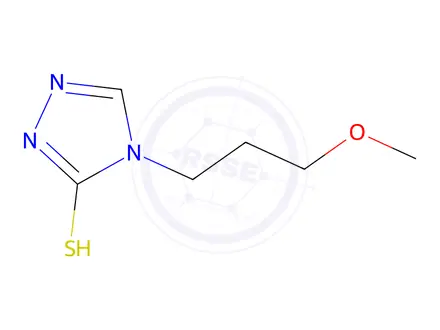 Chemical structure of 4-(3-methoxypropyl)-4H-1,2,4-triazole-3-thiol