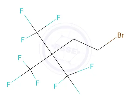 Chemical structure of 1-Bromo-4,4,4-trifluoro-3,3-bis(trifluoromethyl)butane