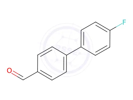 Chemical structure of 4-Fluoro-4`-formylbiphenyl